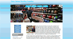 Desktop Screenshot of garyjamesbowlingsupplies.com